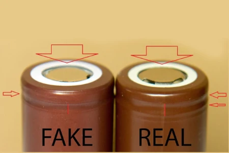 pilhas recarregáveis - real vs fake