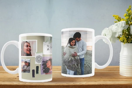 canecas personalizadas com foto de um casal
