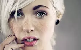 mulher close up