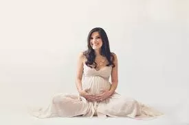 mulher gravida fotografia