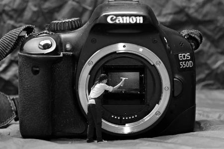 corpo de camera canon