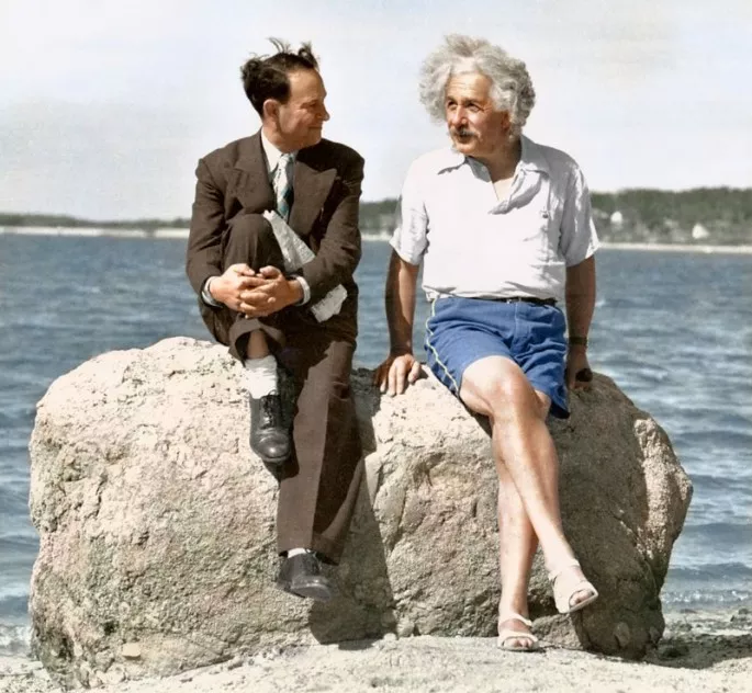 Albert Einstein em Long Island 1939