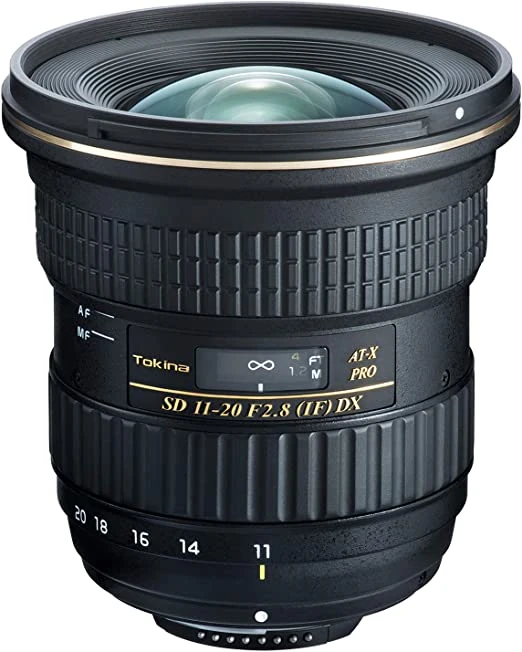 Tokina AT-X PRO DX para lentes digitais SLR 11-20 mm f/2.8 Pro DX para Nikon F