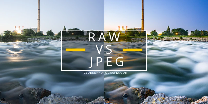 Diferença entre RAW e JPEG