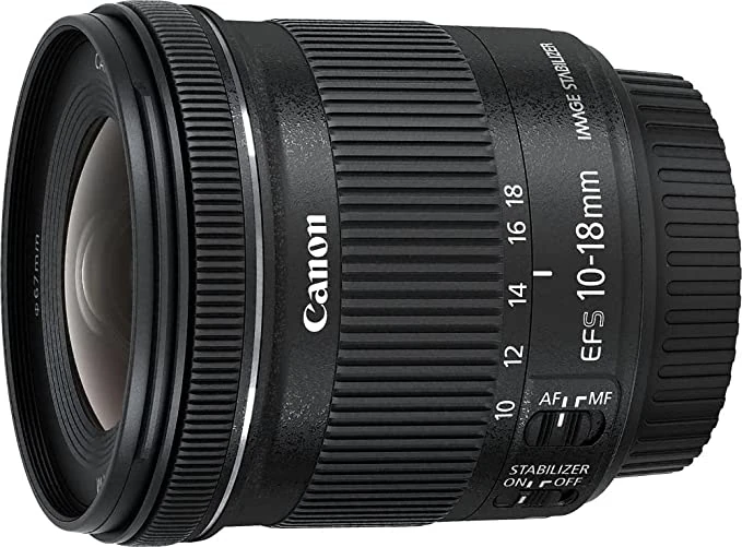 lente grande angula - Canon Lente EF-S 10-18 mm é STM